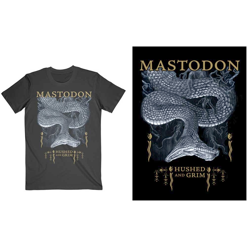 Mastodon - Hushed Snake Heren Tshirt - Zwart